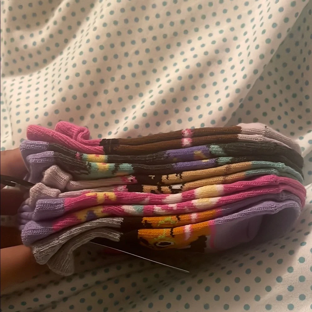 Disney Encanto Multicolor Small Girls No Show Socks